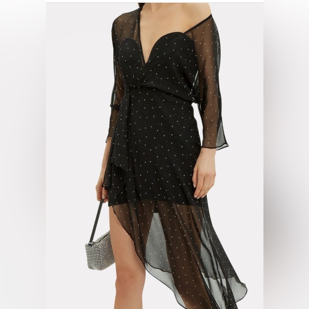 Michelle Mason gorgeous polka dot dress